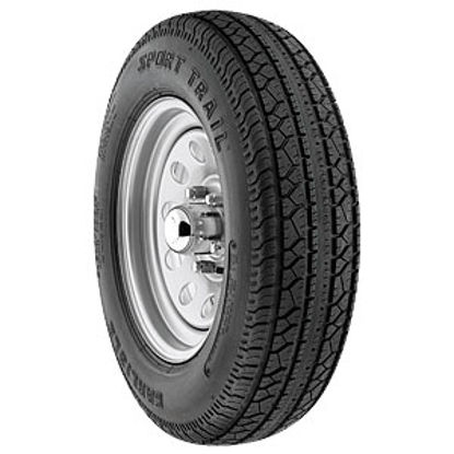 Picture of Americana  Wheel/Tire, 5-Lug, ST205/75D15-C, Spoke, White 3S704 21-0045                                                      