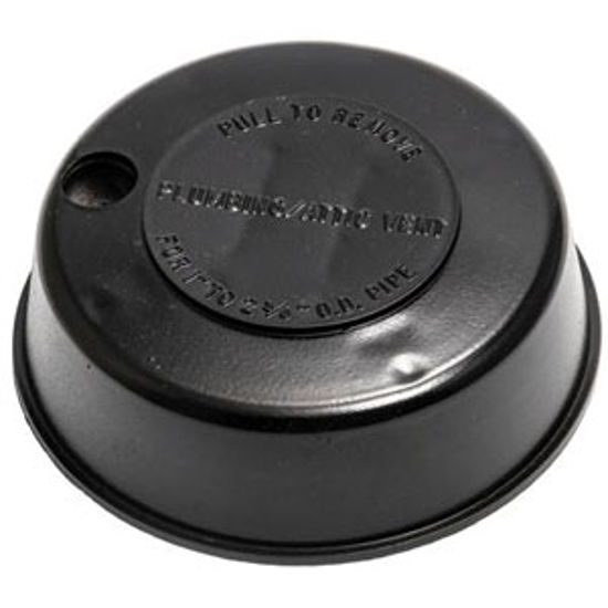 Picture of Camco Replace-All Black 2" Plumbing Vent Cap 40137 22-0007                                                                   
