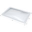 Picture of Icon  4"H Bubble Dome White Polycarbonate Skylight w/22" X 34"Flange 01855 22-0018                                           