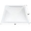 Picture of Icon  4"H Bubble Dome Square White PC Skylight w/34" X 34" Flange 01863 22-0024                                              