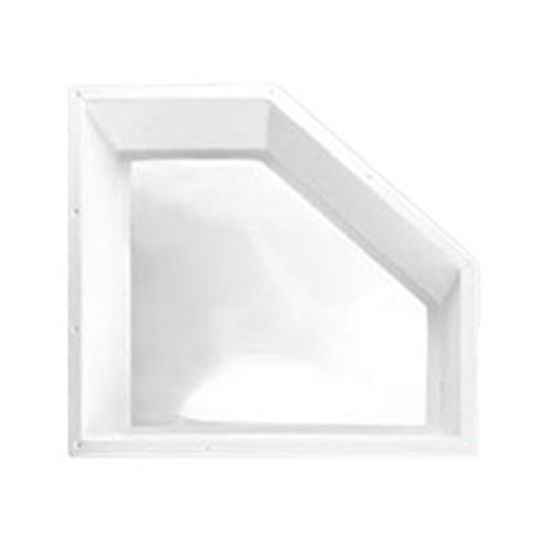 Picture of Specialty Recreation  4"H Bubble Dome Neo Angle White PC Skylight w/24" X 11" Flange NN208 22-0076                           