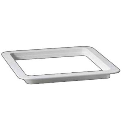 Picture of Ventline  Polar White 2-1/8" Deep for 14"x14" Opening Radius Roof Vent Garnish VA0445-34 22-0111                             