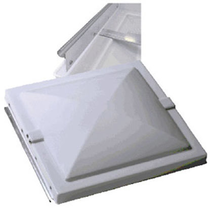 Picture of Ventmate  White Polypropylene 14" X 14" Old Elixir Style Roof Vent Lid 61634 22-0151                                         