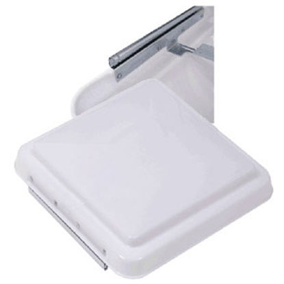 Picture of Ventmate  White Polypropylene 14" X 14" Ventline/ Elixir Style Roof Vent Lid 63113 22-0187                                   