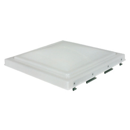 Picture of Camco  White Polypropylene 14" x 14" Jensen Style Roof Vent Lid 40154 22-0200                                                