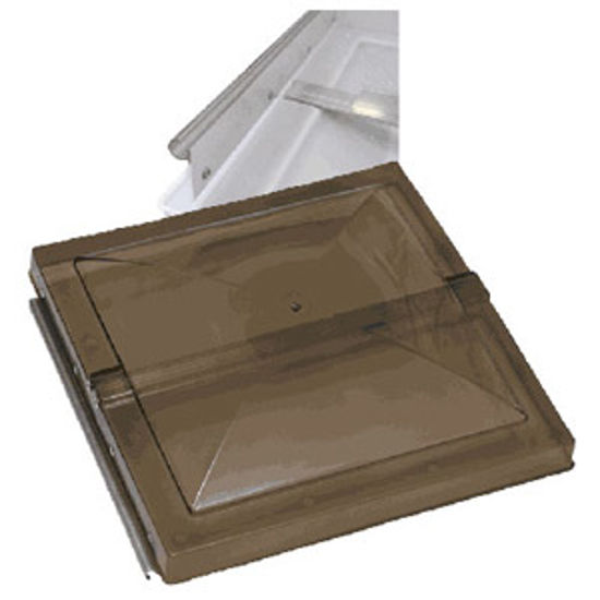 Picture of Ventmate  Smoke Polypropylene 14" X 14" Old Elixir Style Roof Vent Lid 63118 22-0217                                         