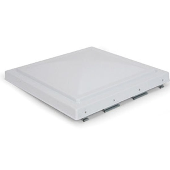 Picture of Camco  White Polycarbonate 14" x 14" Jensen Style Roof Vent Lid 40160 22-0222                                                