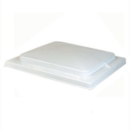 Picture of Heng's  White 14" x 14" Jensen Style Roof Vent Lid J291WH-CR 22-0250                                                         