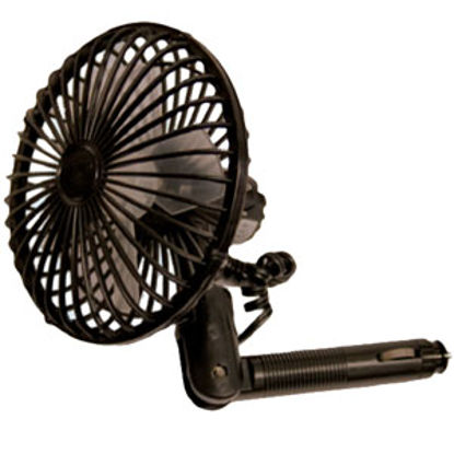 Picture of Prime Products  Black 12V 2-Speed Wall Mount or Clip-On Fan 06-0503 22-0265                                                  