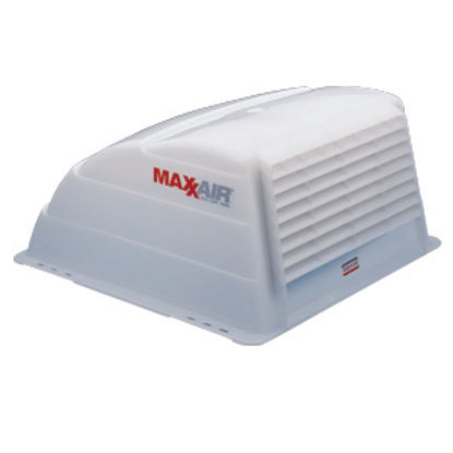 Picture of MaxxAir  Exterior Dome Type White 19.25"L Roof Cover For 14" X 14" Vents 00-933066 22-0370                                   