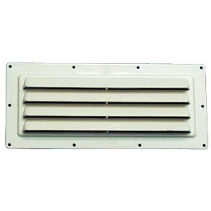 Picture of Ventline  10-1/2" W x 3-3/4" H Polar White Range Hood Vent V2018-01 22-0410                                                  