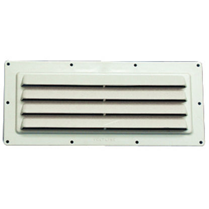 Picture of Ventline  10-1/2" W x 3-3/4" H Colonial White Range Hood Vent V2018-02 22-0417                                               
