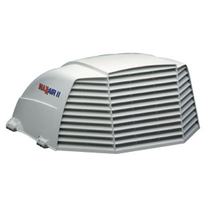 Picture of MaxxAir Maxxair II (R) Exterior Dome Type White Roof Cover For 14" X 14" Vents 00-933072 22-0422                             