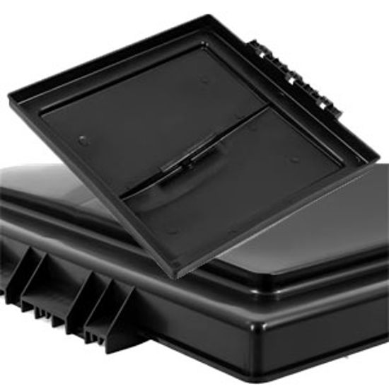 Picture of Camco  Black Polypropylene 14" x 14" Elixir Style Roof Vent Lid 40176 22-0429                                                