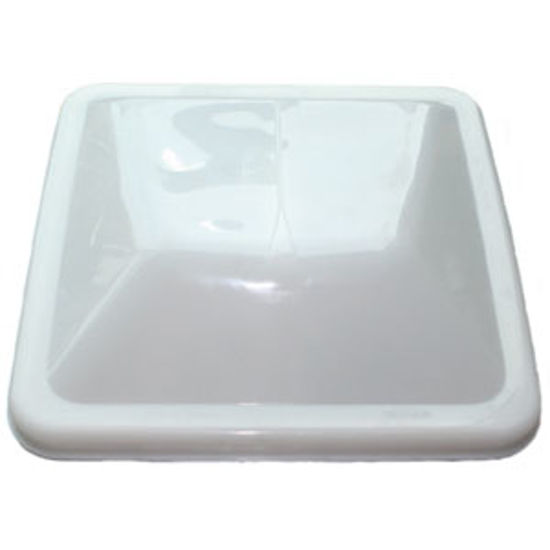 Picture of Ventline  White Polypropylene Roof Vent Lid BVE0108-00 22-0432                                                               