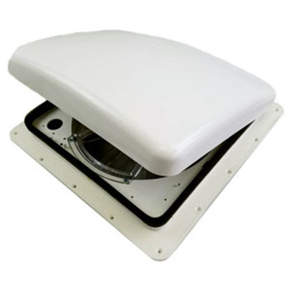 Picture of Heng's  White 14" x 14" Roof Vent SV1113-G4 22-0514                                                                          