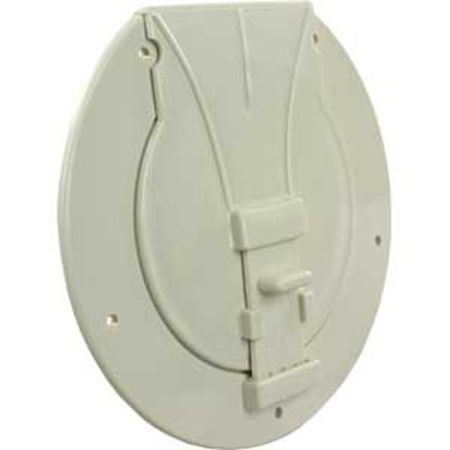 Picture of JR Products  Colonial White 3-27/32"RO Utility/ Awning Pole Storage Access Door S-25-14-A 22-0548                            