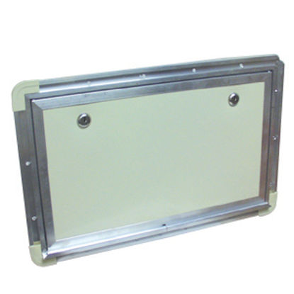 Picture of Interstate Metal  Colonial White Fiberglass 14" X 24" Baggage Access Door 22-0563 22-0563                                    