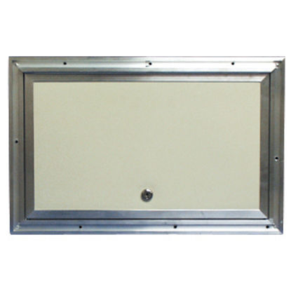 Picture of Interstate Metal  Colonial White Fiberglass 11" X 18" Baggage Access Door 22-0570 22-0570                                    