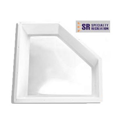 Picture of Specialty Recreation  5"H Bubble Dome Neo Angle White PC Skylight w/32" X 14.5" Flange NN3013 22-0574                        