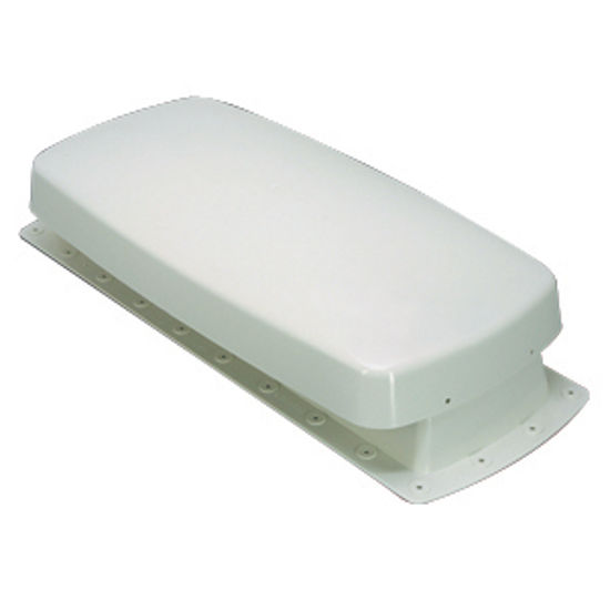 Picture of Barker  Off White Plastic 22"L x 9-3/4"W Refrigerator Roof Vent 12603 22-0664                                                