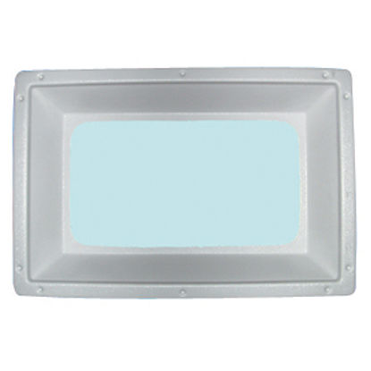 Picture of Specialty Recreation  4"H Bubble Dome White Polycarbonate Skylight w/16" X 24"Flange N1422 22-0710                           