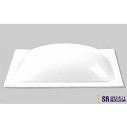 Picture of Specialty Recreation  4-1/2"H Bubble Dome White PC Skylight w/17.5" X 25.5" Flange SL1422W-LP 22-0800                        