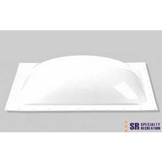 Picture of Specialty Recreation  4-1/2"H Bubble Dome White PC Skylight w/17.5" X 25.5" Flange SL1422W-LP 22-0800                        