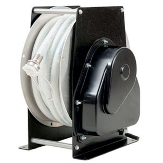 Picture of Shoreline Reels  White Base Mount Electric Hose Reel w/40' Hose RW40RMK 22-1169                                              