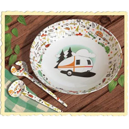 Picture of Camp Casual  Multiple Color Melamine Dish Set CC-003 22-1242                                                                 