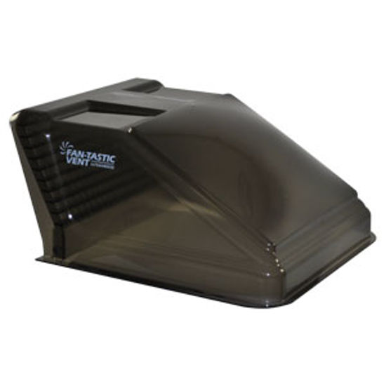 Picture of Fan-Tastic Vent  Exterior Dome Gray Opaque Roof Cover For 14" X 14" Vents w/Pack U1500GR 22-2240                             