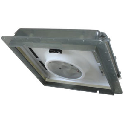 Picture of Fan-Tastic Vent  Smoke 14"x14" Roof Vent w/Fan 800601 22-2241                                                                