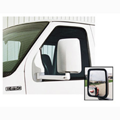 Picture of Velvac 2020 Mode Black Right Side Manual Flat Glass Foldaway Non-Heated Mirror 714558 23-0137                                
