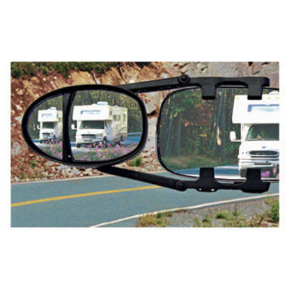 Picture of Prime Products  Dual Head XLR Rachet Clip-On Towing Mirror 30-0083 23-0213                                                   