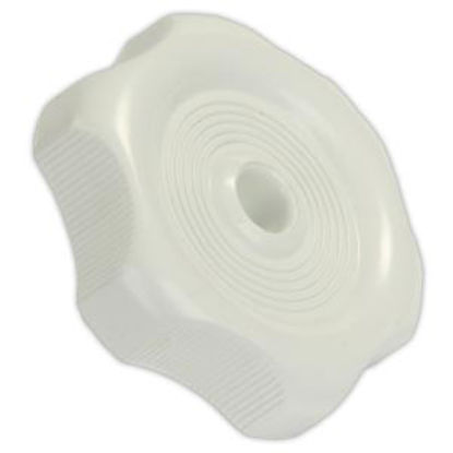 Picture of JR Products  0.81" White Plastic Window Crank Knob 20335 23-0574                                                             