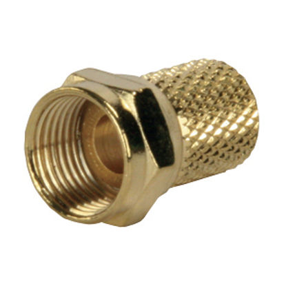Picture of JR Products  RG6 Coaxial Twist-On Antenna Cable Connector 47275 24-0388                                                      