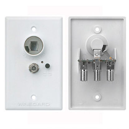 Picture of Winegard  White 12V Wall Plate Power Supply RV-7042 24-0450                                                                  