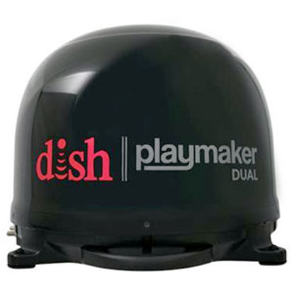 Picture of Winegard Playmaker (TM) Black Portable Stationary Satellite TV Antenna PL-8035 24-0491                                       