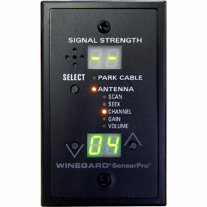 Picture of Winegard SensarPro (R) Black Permanent Wall Mount Broadcast TV Antenna Signal Meter w/Digital Reado RFL-332 24-2101          