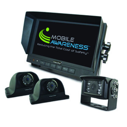 Picture of Mobile Awareness VisionStat (R) Triple Camera 7" VisionStat Backup Camera System MA1102 24-5093                              