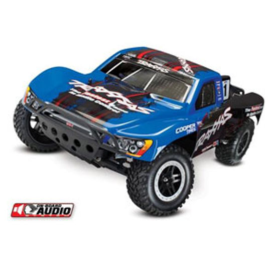 Picture of Traxxas SLASH Pro Blue 4x4 Ulitimate Ed w/Audio 1/10 RC Vehicle 58034-2_BLU 25-1858                                          