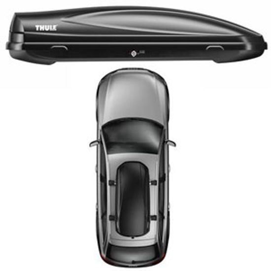 Picture of Thule Force (TM) M Matte Black 13CF Dual Side Opening Cargo Carrier 624 25-2679                                              