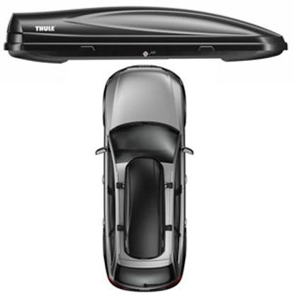 Picture of Thule Force XL Matte Black 17CF Dual Side Opening Cargo Carrier 625 25-2680                                                  