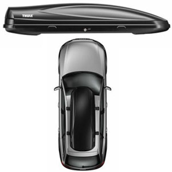 Picture of Thule Force XXL Matte Black 21CF Dual Side Opening Cargo Carrier 626 25-2681                                                 