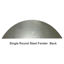 Picture of ConnX  Single Steel Fender Back for use with ConnX F0008 MFB004 25-4000                                                      