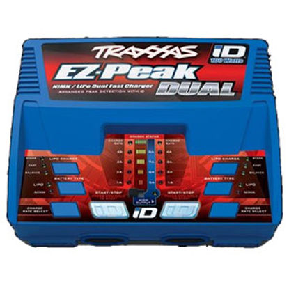 Picture of Traxxas EZ-Peak Plus 8 Amp Dual Charger for Remote Control Vehicles 2972 25-8841                                             