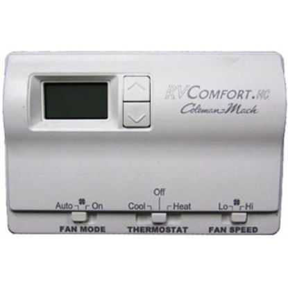 Picture of Coleman-Mach  White Single Stage Heat/Cool Digital Wall Thermostat 9430-3372 41-0086                                         