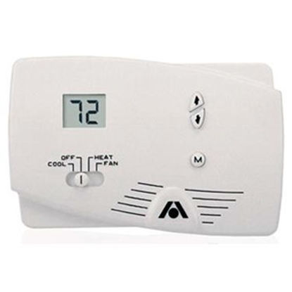 Picture of Dometic  White Single Stage Heat/Cool Digital Wall Thermostat 38555 41-1596