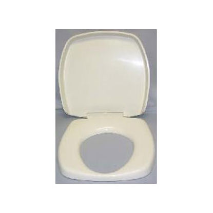 Picture of Thetford  Parchment Square Seat & Cover For Thetford Aurora Toilet 36769 44-0455                                             