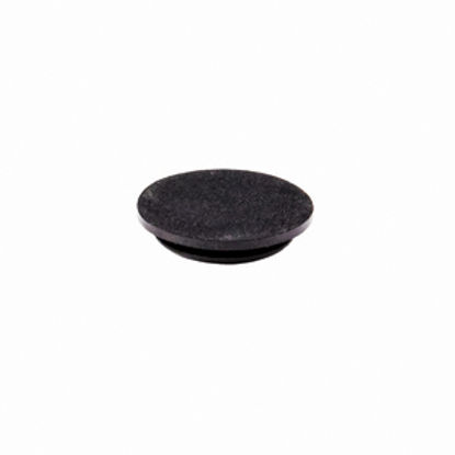 Picture of Stromberg Carlson  Black Rubber Round Trailer Tongue Jack Plug 7145-225876 45-0388                                           